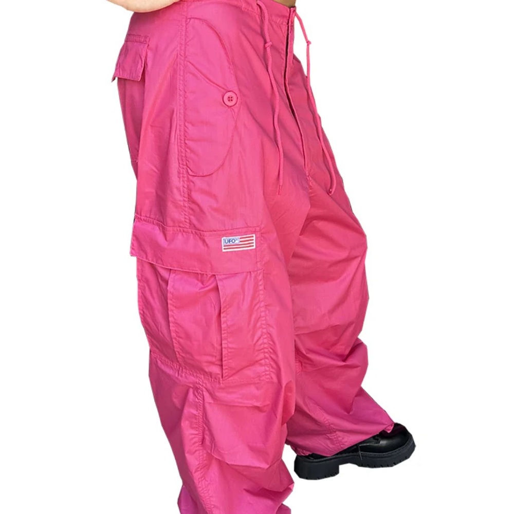 UFO Hot Pink Relaxed Cargo Pants